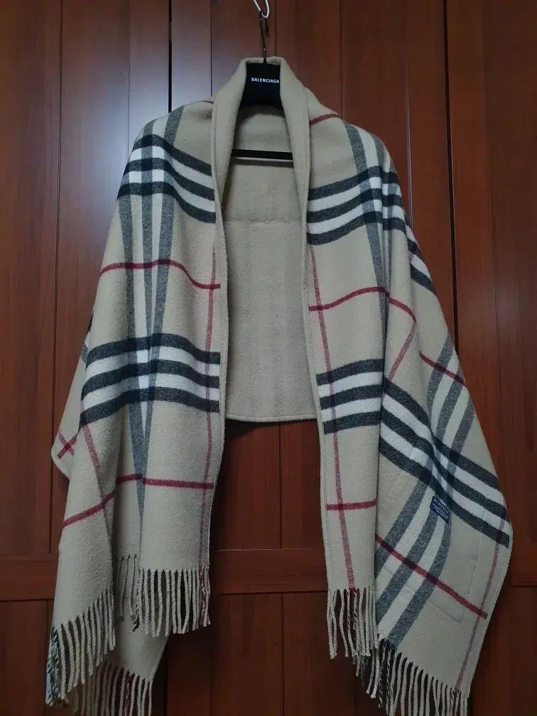 バーバリー カシミアブレンド ショール