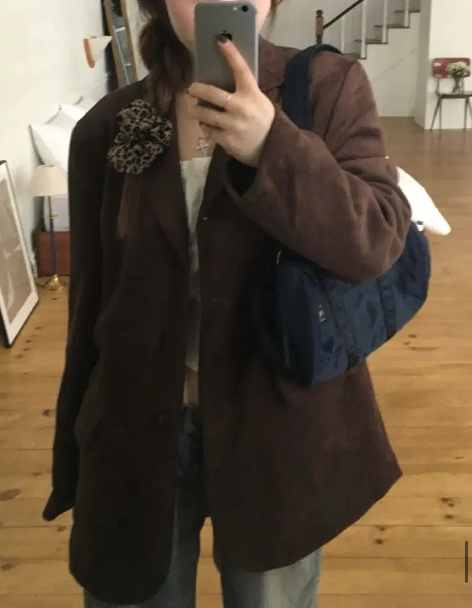 our cabinet スウェード ジャケット