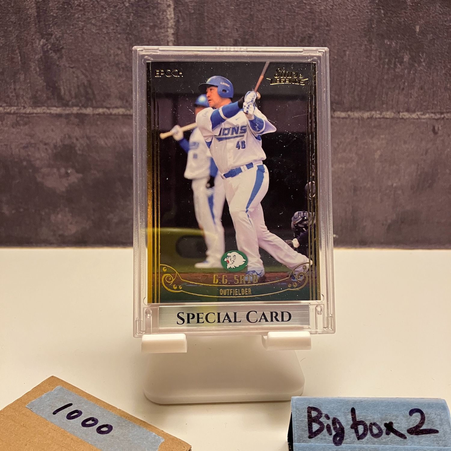 2021 Epoch G.G.佐藤 23/41 埼玉西武ライオンズ Stars & Legends