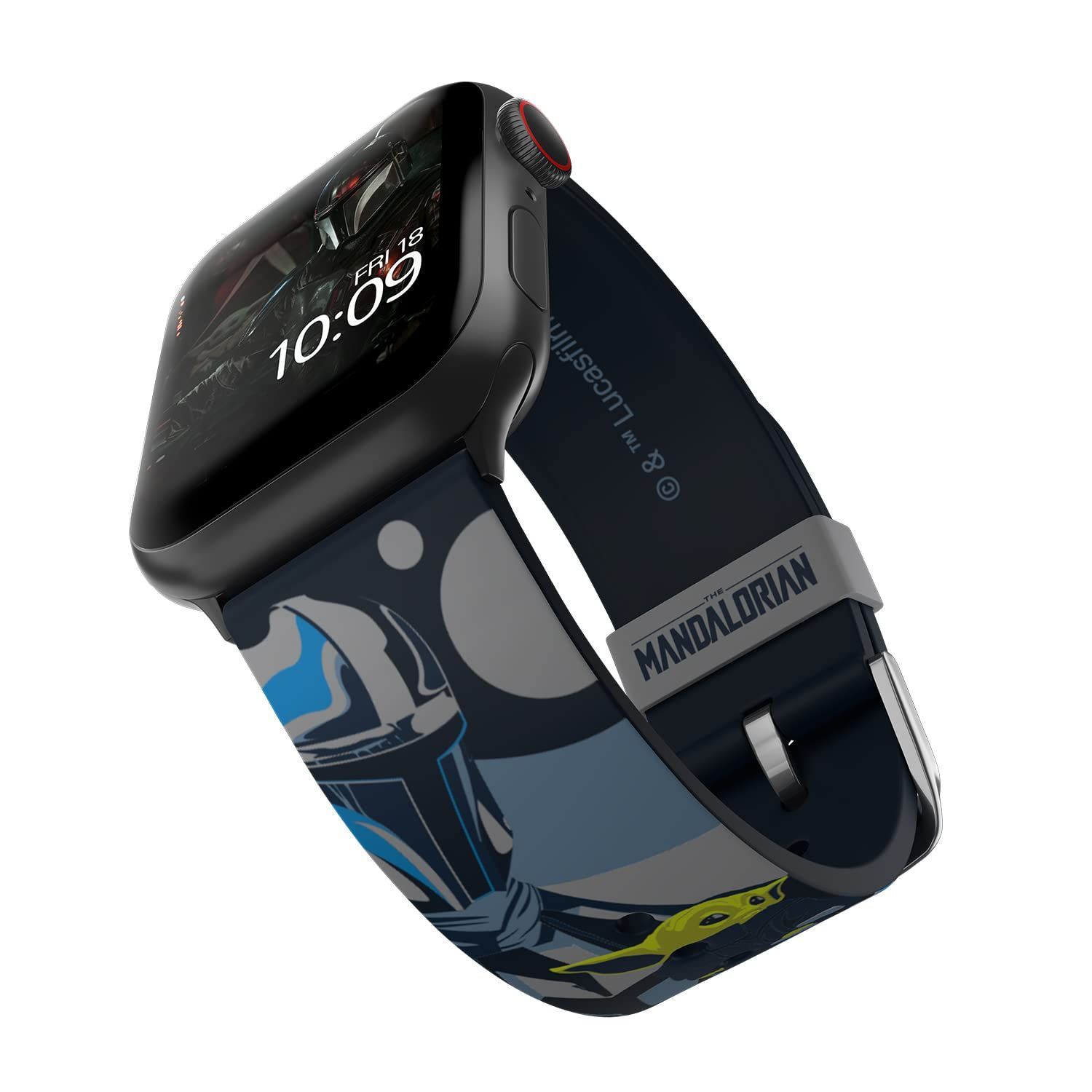 MobyFox スターウォーズ マンダロリアン ベスカーアーマー Apple watch バンド スマートウォッチ 交換 ベルト アップルウォッチ シリーズに対応 サイズ 38 mm 40 41 42 44 45 コンパチブル ア