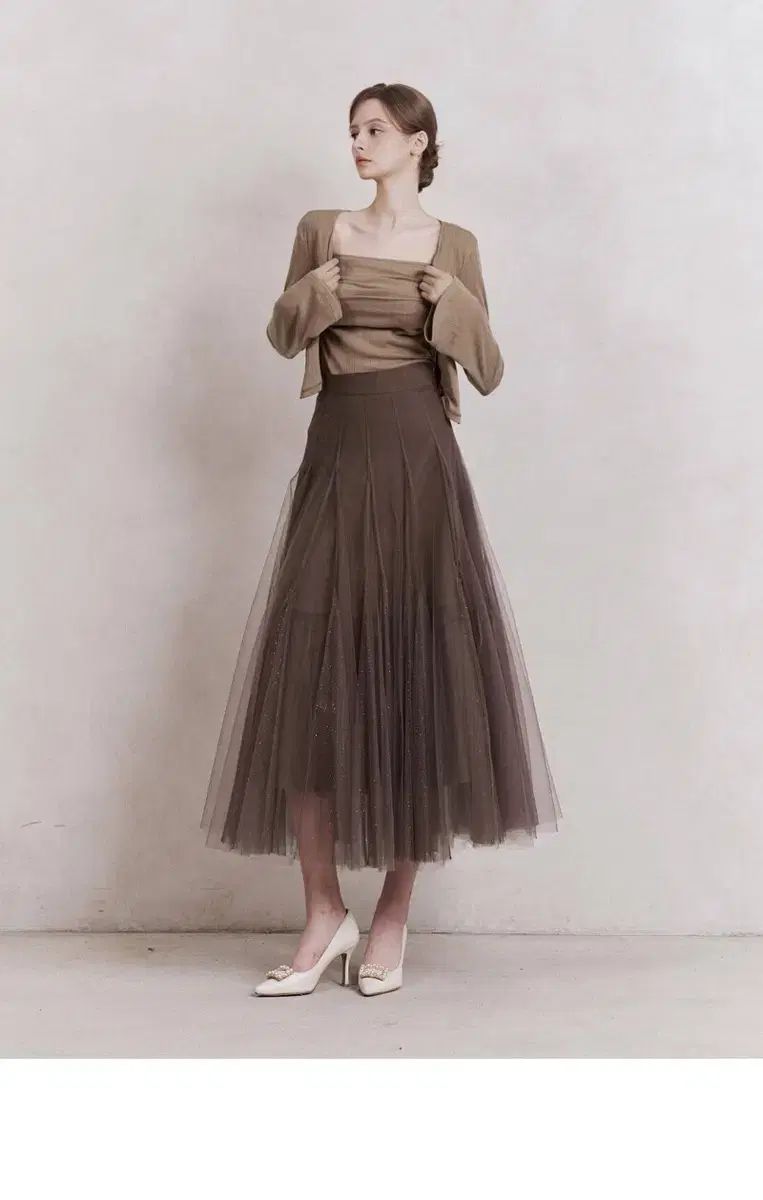 GRACE U ジョイ カーディガン ブラウン