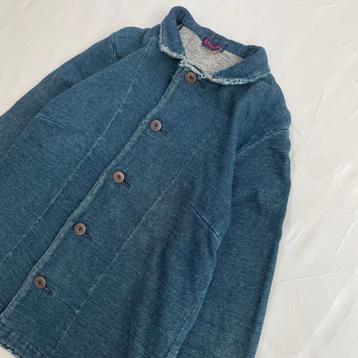 45rpm 美品 45rpm インディゴスウェットジャケット 3 ブルー 45rpm（フォーティーファイブアールピーエム）インディゴ スウェット