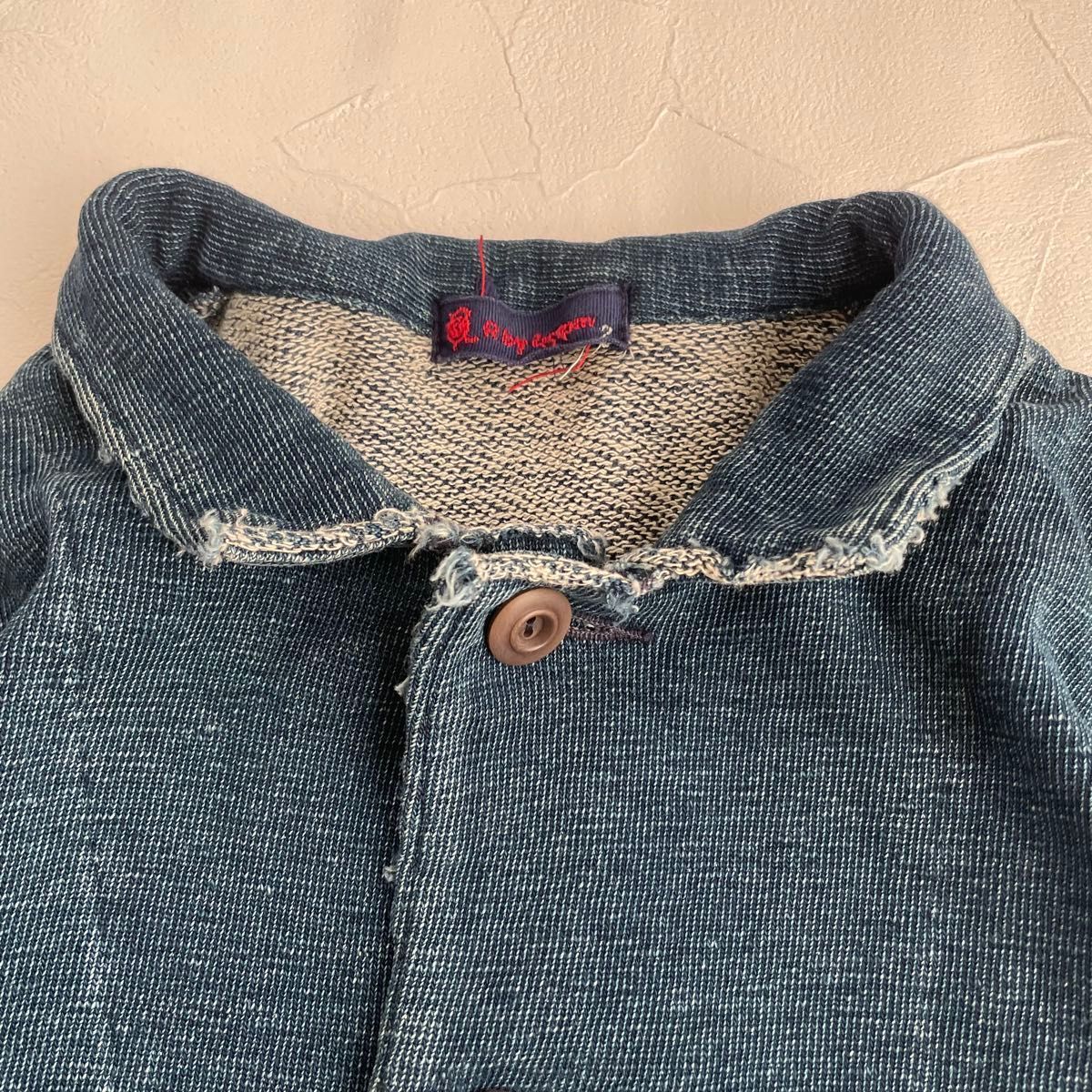45rpm 美品 45rpm インディゴスウェットジャケット 3 ブルー 45rpm（フォーティーファイブアールピーエム）インディゴ スウェット
