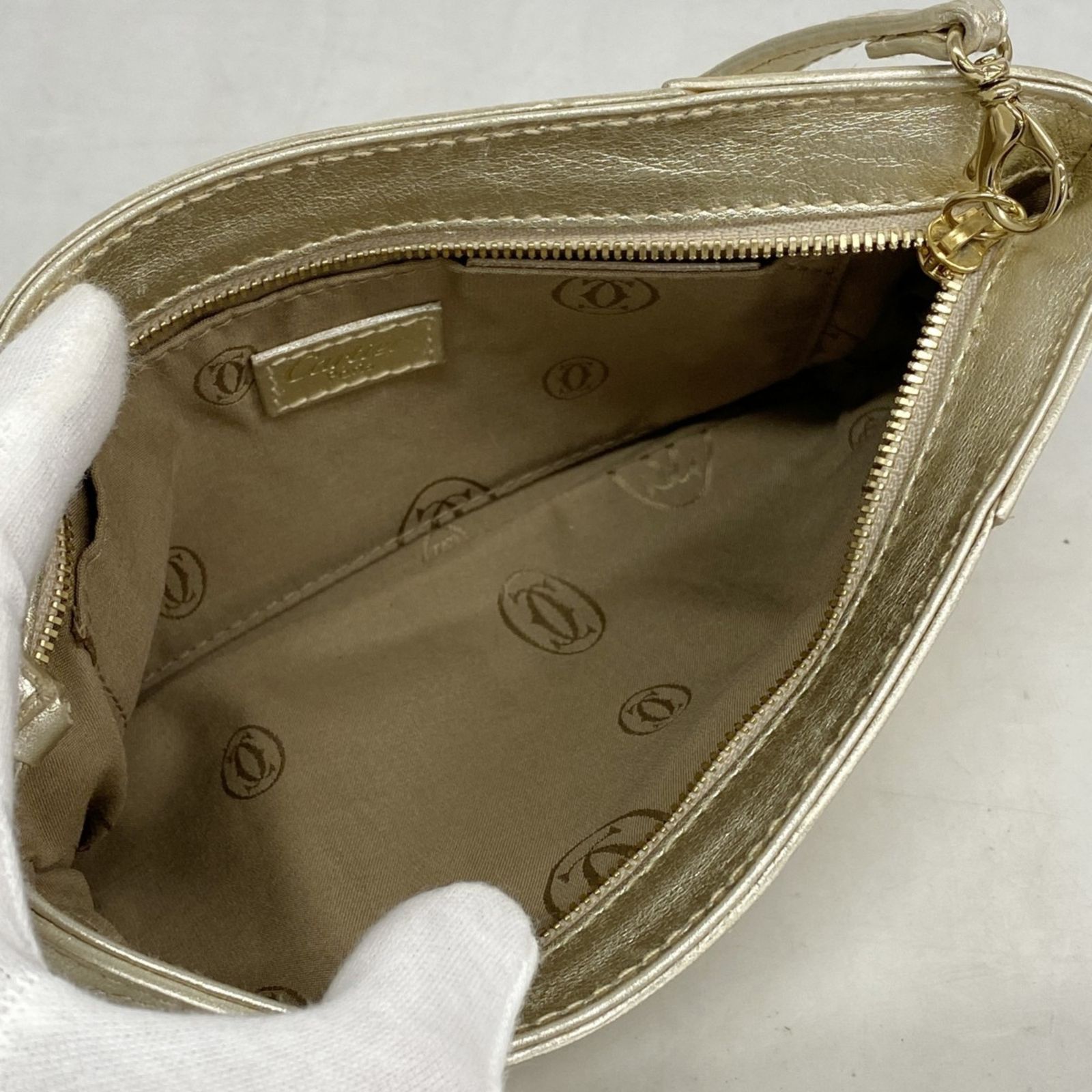 カルティエ(Cartier) カルティエ クラッチバッグ マルチェロ レザー