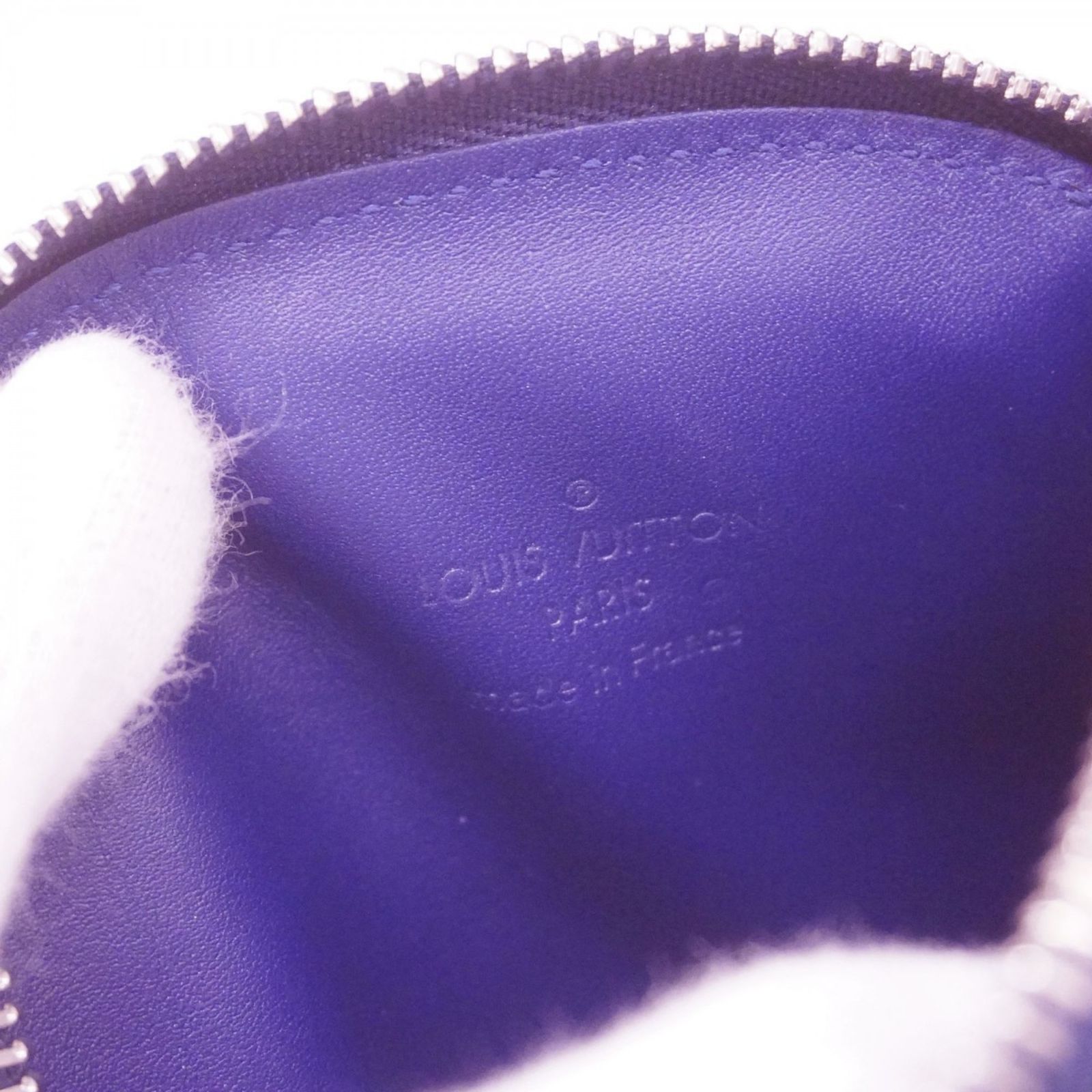  ルイ ヴィトン Louis Vuitton 財布 コインケース モノグラム バンダナ HIGH 5 M 81410 ブルー ホワイトメンズ コインケース 小銭入れ 小物