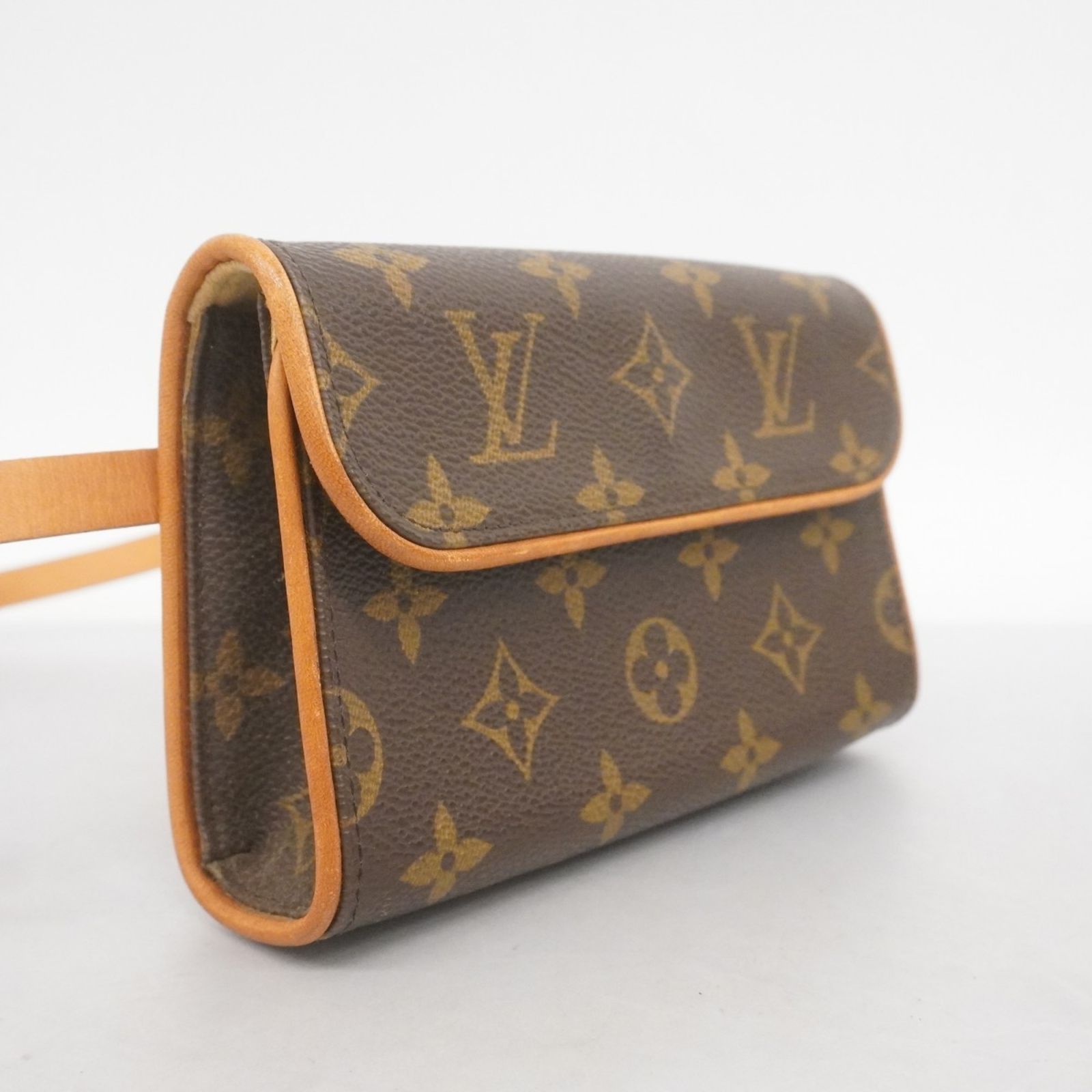 ルイ ヴィトン Louis Vuitton バッグ ウエストバッグ モノグラム ポシェットフロランティーヌ M 51855 ブラウンレディース
