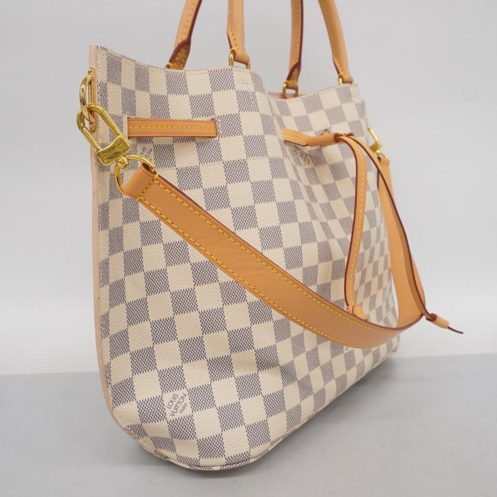 ルイ ヴィトン Louis Vuitton ハンドバッグ ダミエ アズール ジロラッタ N 41579 ホワイト 2 wayバッグレディース