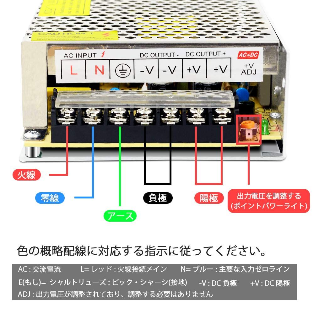 LETOUR スイッチング電源 直流安定化電源 AC DC 電源変換5 V 30 A 150 W 110 220 電圧変換器 過負荷 電圧遮断 安全保護回路 放熱ファン付き DCコンバーター 電源装置LEDライト 発光ログ 通信装置 家電製品など用