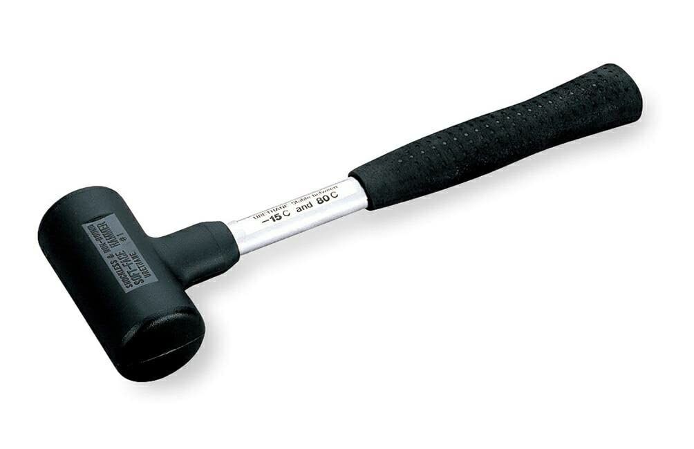 トネ TONE ウレタンショックレスハンマー UH-10 ブラック 1 lb