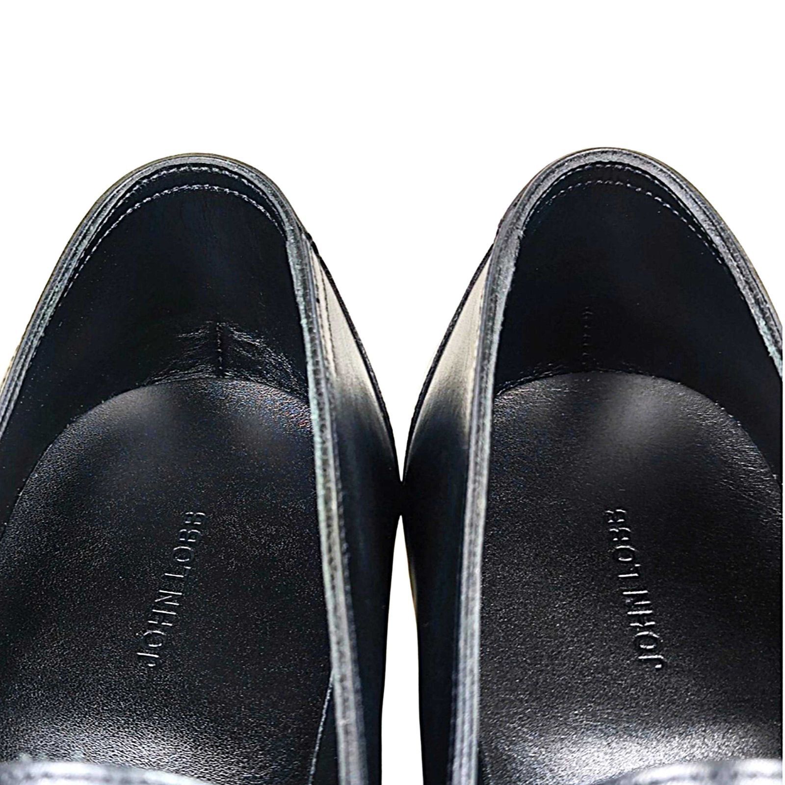  海外 ジョンロブ プレステージライン ビリー BILLY ブラック 7000 Lラスト サイズ6.5 E 7 BOX等付属 ローファー ブーツ 革靴