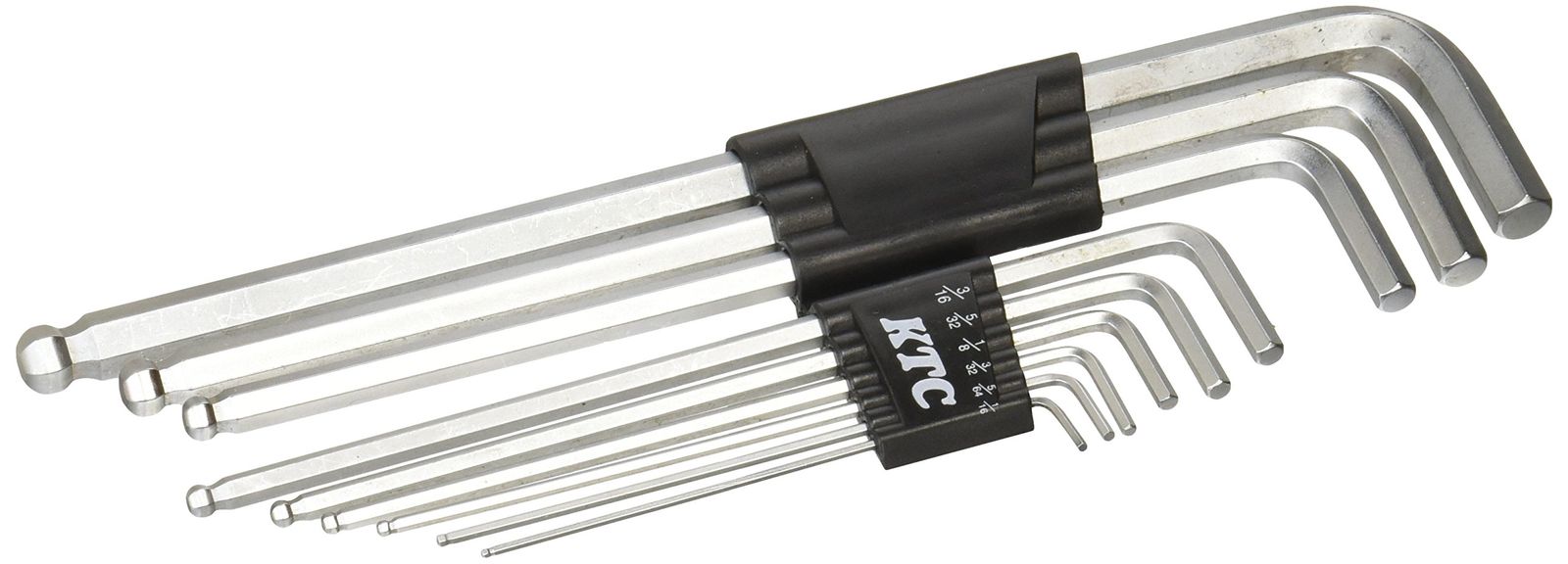 京都機械工具 KTC ボールポイント L型 ロング六角棒レンチ セット 9本組