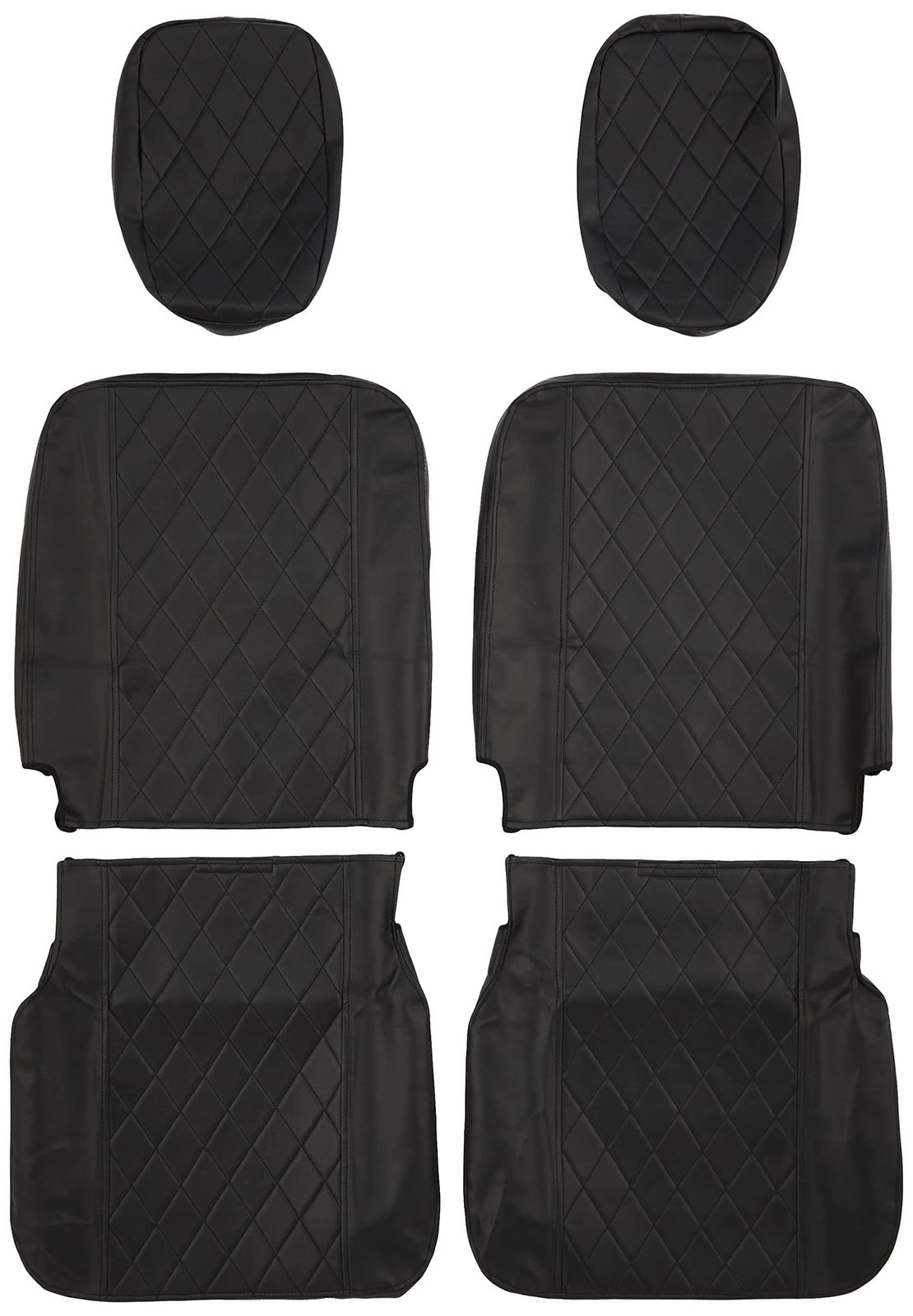 ボンフォーム BONFORM 車種別 シートカバー ダイヤキルト ダイハツハイゼット14 ブラック 4368 08 BK