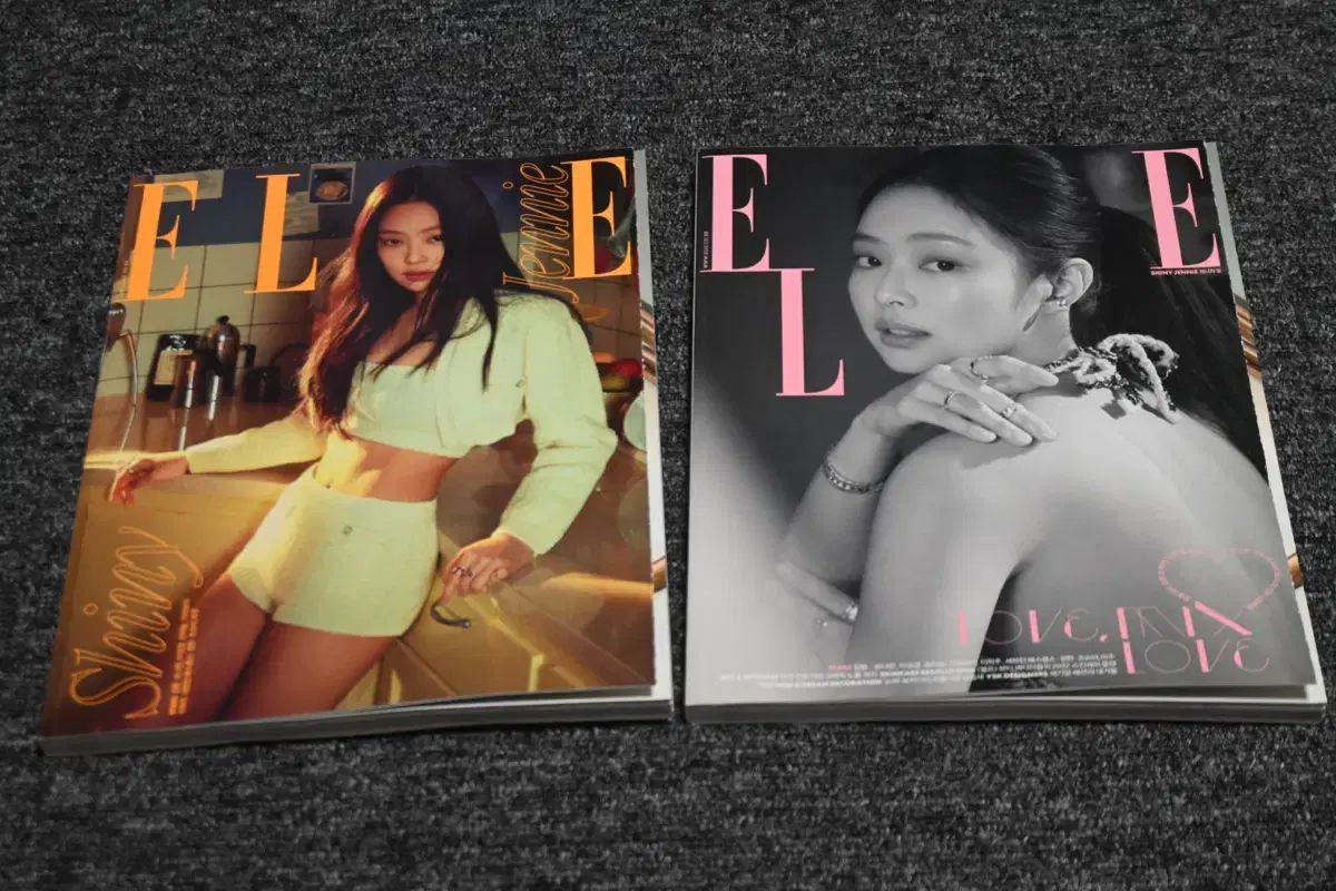 韓国 雑誌 ELLE 2025 2 ジェニ COVER