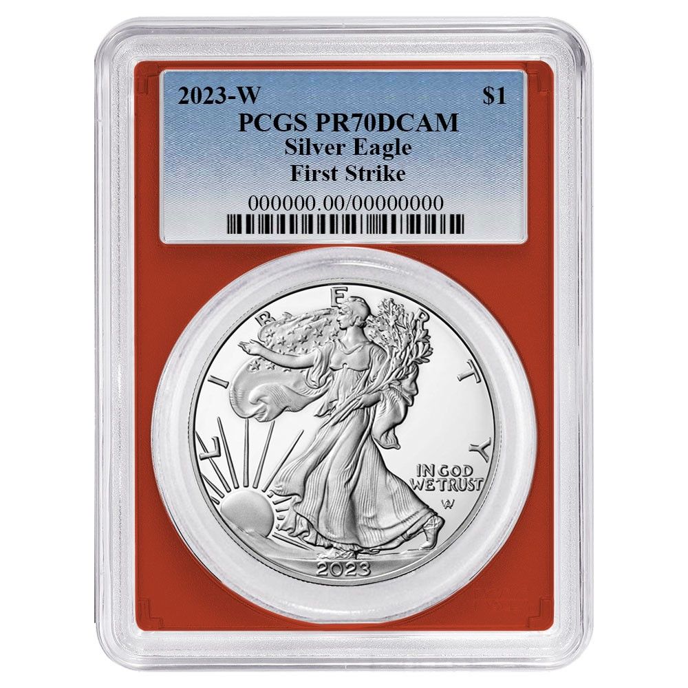 2025-W Proof 1 American Silver Eagle PCGS FS Blue Label Red Frame