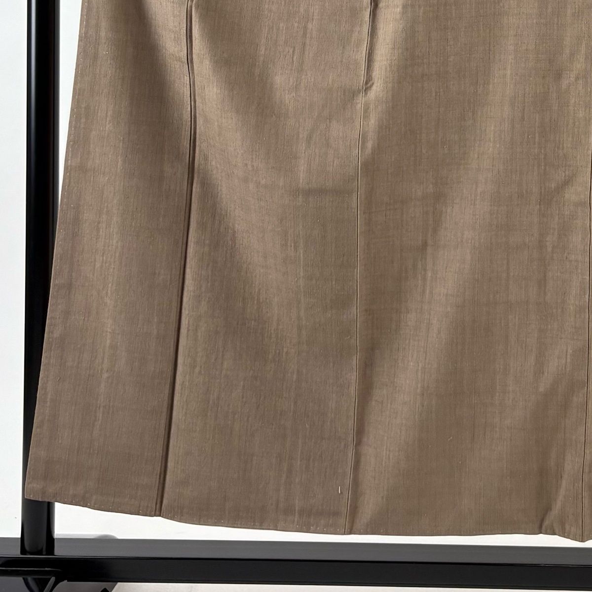 結城紬 身丈155.5 cm 裄丈63 S 袷 本場結城紬地 証紙 灰茶 正絹 一つ紋