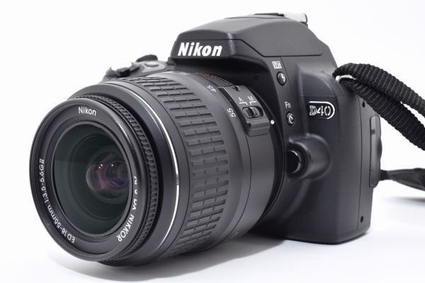極美品｜Nikon D40 ショット数1,086 枚 レンズキット ブラック
