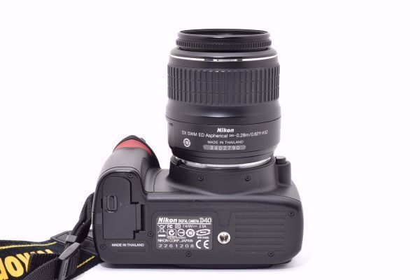 極美品｜Nikon D40 ショット数1,086 枚 レンズキット ブラック