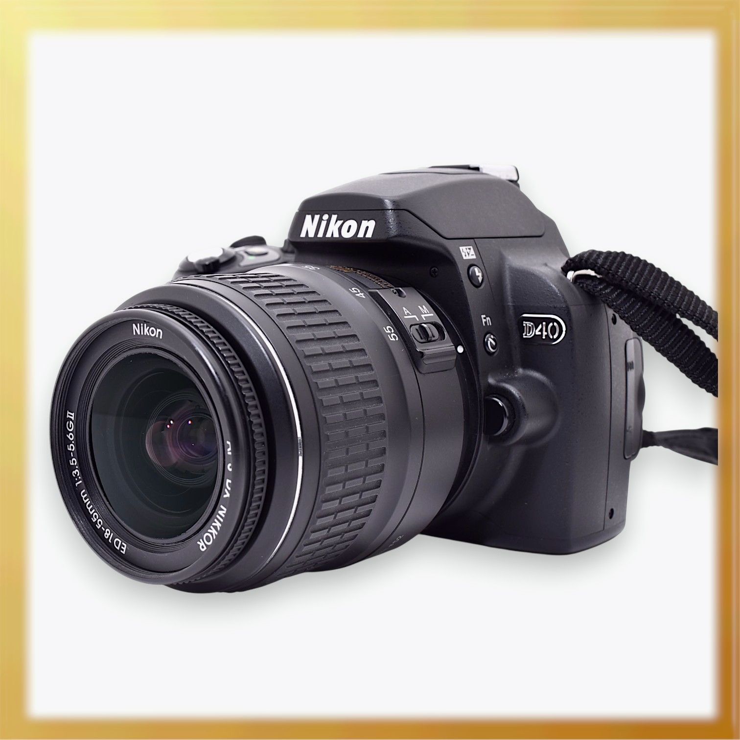 極美品｜Nikon D40 ショット数1,086 枚 レンズキット ブラック