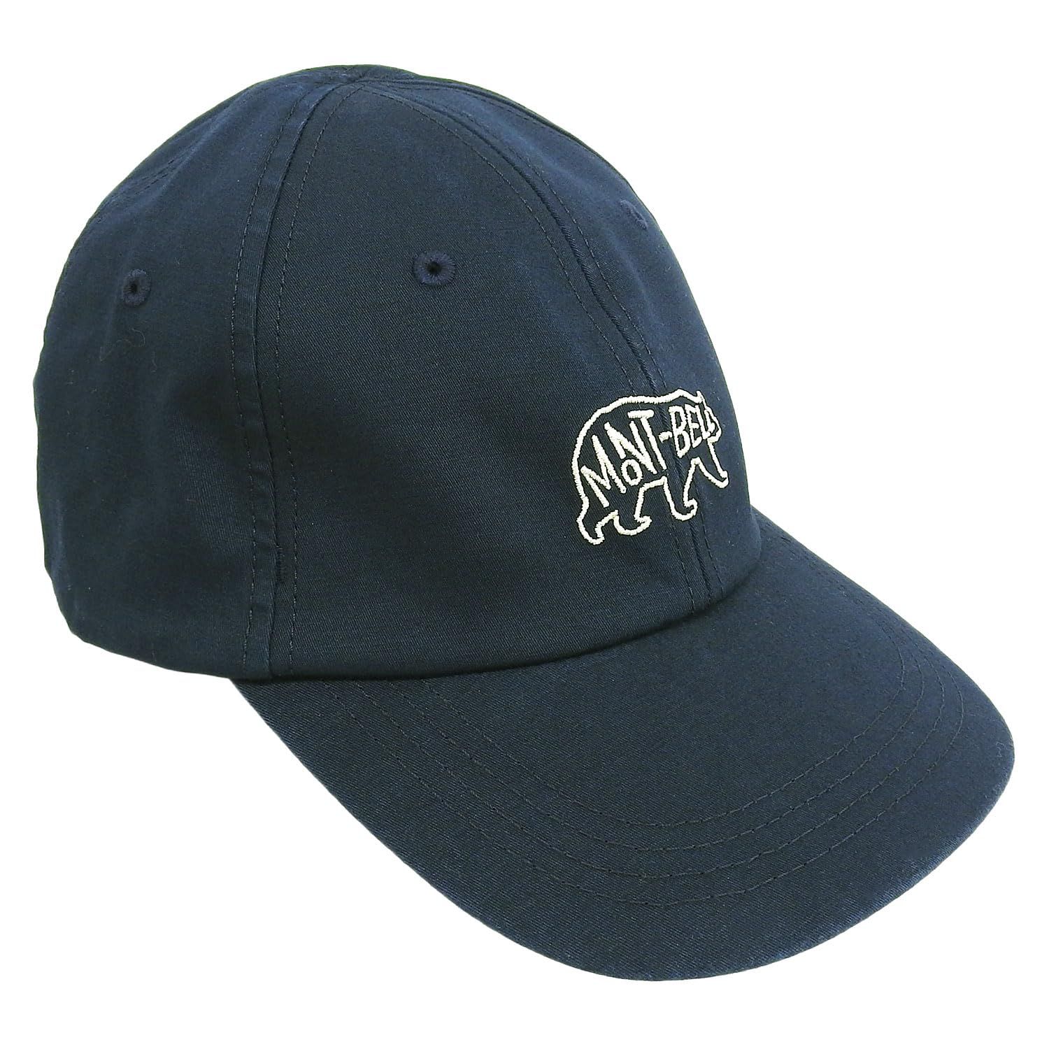 モンベル ウォッシュアウト ストレッチコットン スムーズ キャップ 10 2108211 ネイビー NV Mサイズ M