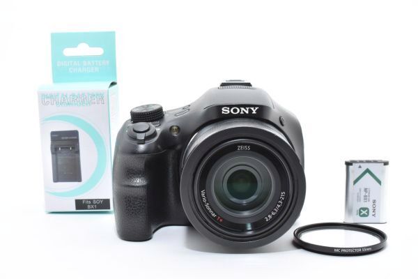 SONY Cyber shot GPS DSC HX 400 V 光学50倍ズーム 2040万画素 ブラック デジタルカメラ U 061