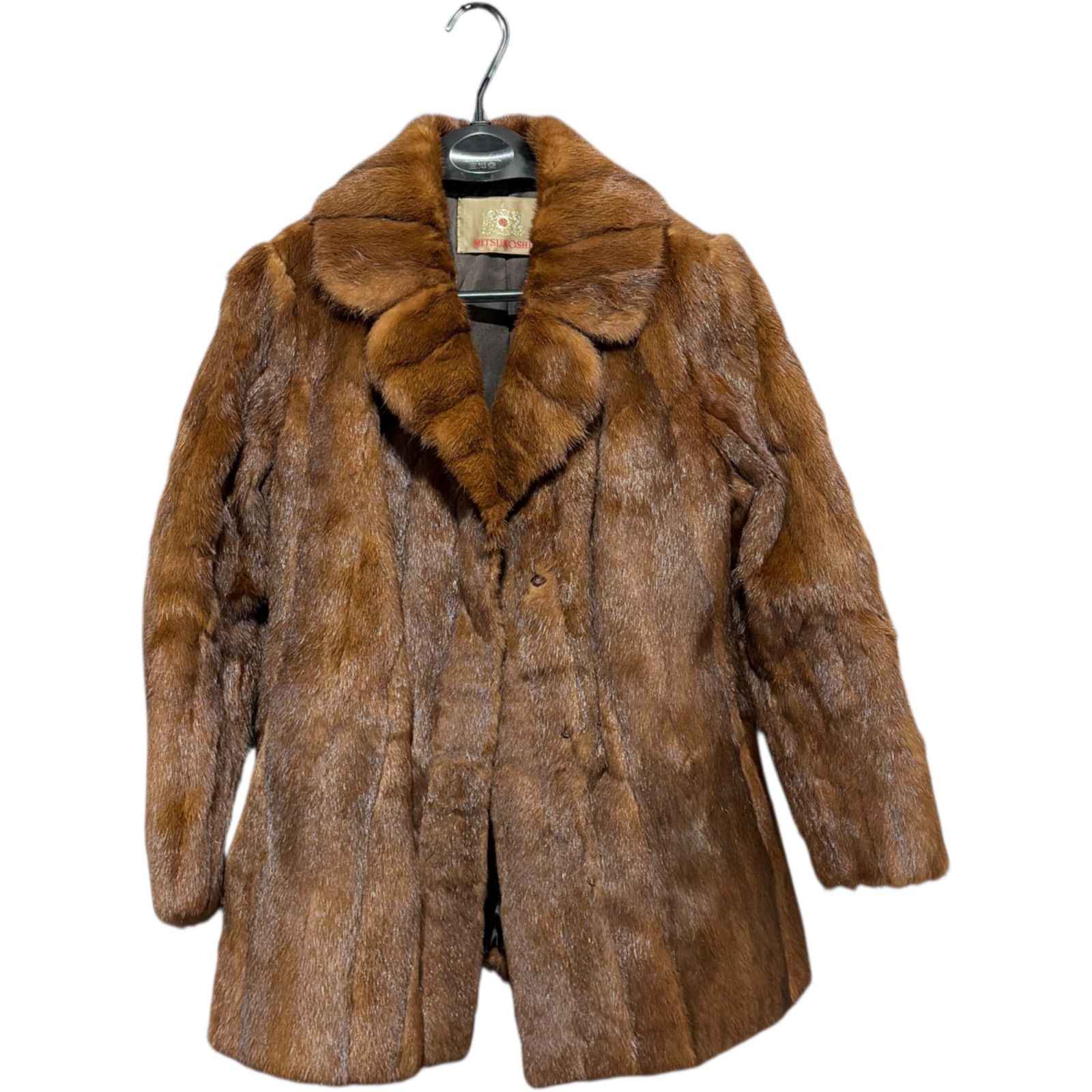 ZM1704 三越 毛皮 ファージャケット ジャンパー コート アウター