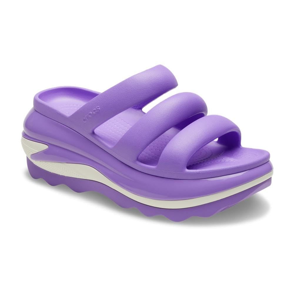 クロックス crocs サンダル メガ クラッシュ トリプルストラップ 209842-5 AJ パープル ２６ ０ Men s Lady ギャラクシー 26.0 cm