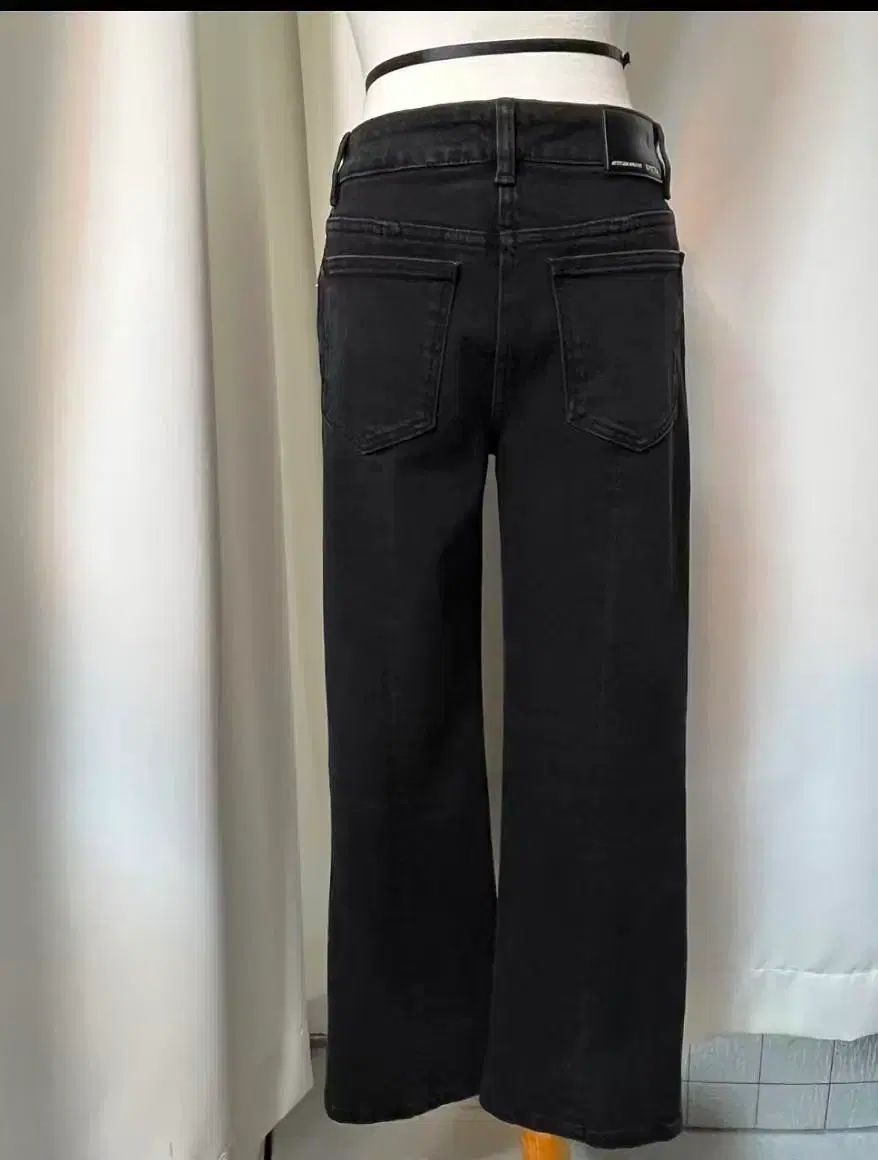 SYSTEM システム ブラック ワイド デニム パンツ 状態 良し