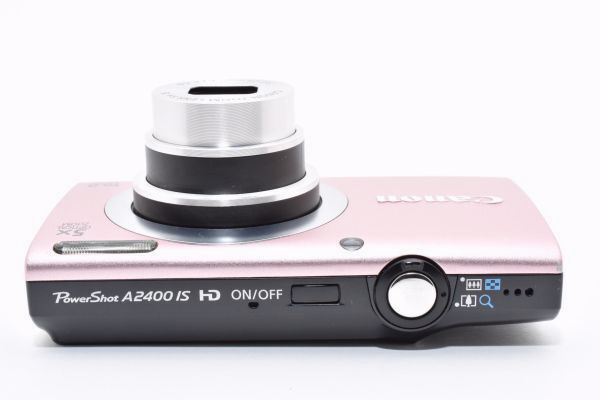 極美品｜Canon PowerShot A2400IS 1600万画素 光学5倍ズーム ピンク
