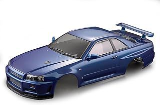 流星 LC racing Killerbody NISSANｽｶｲﾗｲﾝBNR 34 ﾎﾞﾃﾞｨ ﾒﾀﾘｯｸﾌﾞﾙｰ 48716 RCカー部品