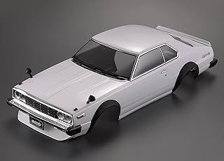 流星 LC racing Killerbody 1977ｽｶｲﾗｲﾝﾊｰﾄﾞﾄｯﾌﾟ2000 GT ES ﾎﾞﾃﾞｨ ﾎﾜｲﾄ 48701 RCカー部品