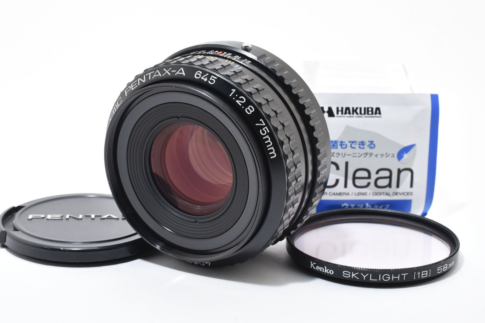 ペンタックス PENTAX SMC PENTAX-A 645 75 mm F 2.8 ≪動作光学良好 ≫ 0135