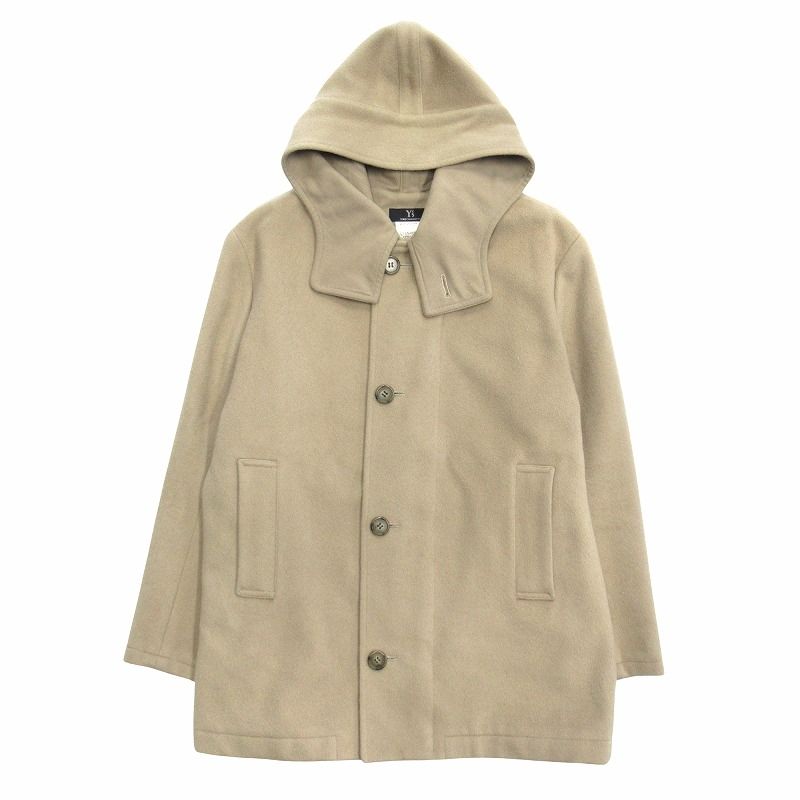 ワイズ Y's ヨウジヤマモト Yohji Yamamoto メルトン ウール オーバー