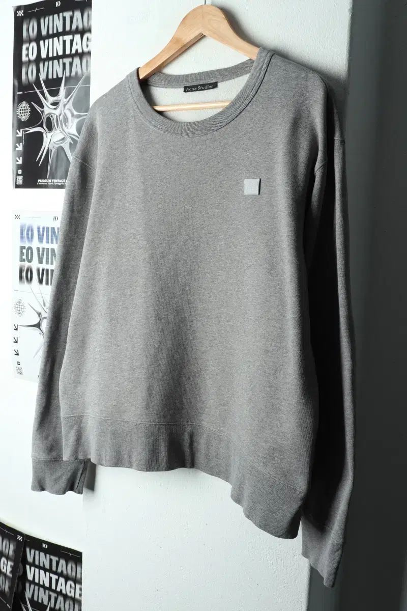 W XL 2 Acne Studios アクネストゥディオズ スウェット Tシャツ スモールロゴ 起毛 16773