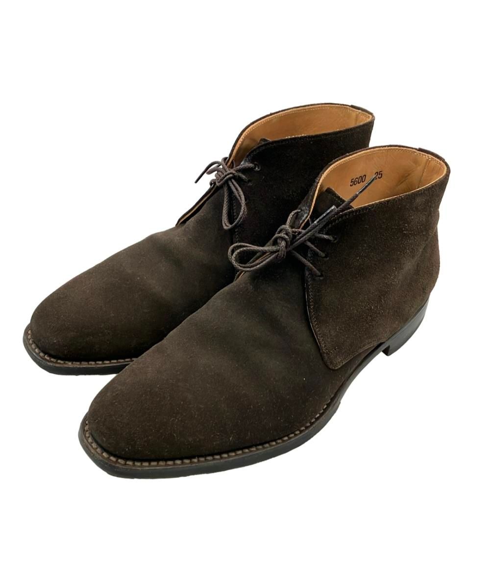 【ほぼ未使用】スコッチグレイン/SCOTCH GRAIN スエードチャッカブーツ スコッチグレイン チャッカブーツ スエード メンズ SIZE 25.0 (S