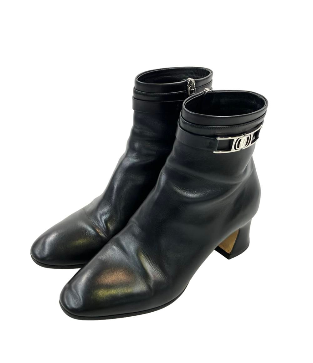 サルヴァトーレフェラガモ ショートブーツ レディース SIZE 8 1 2 26 cm Salvatore Ferragamo