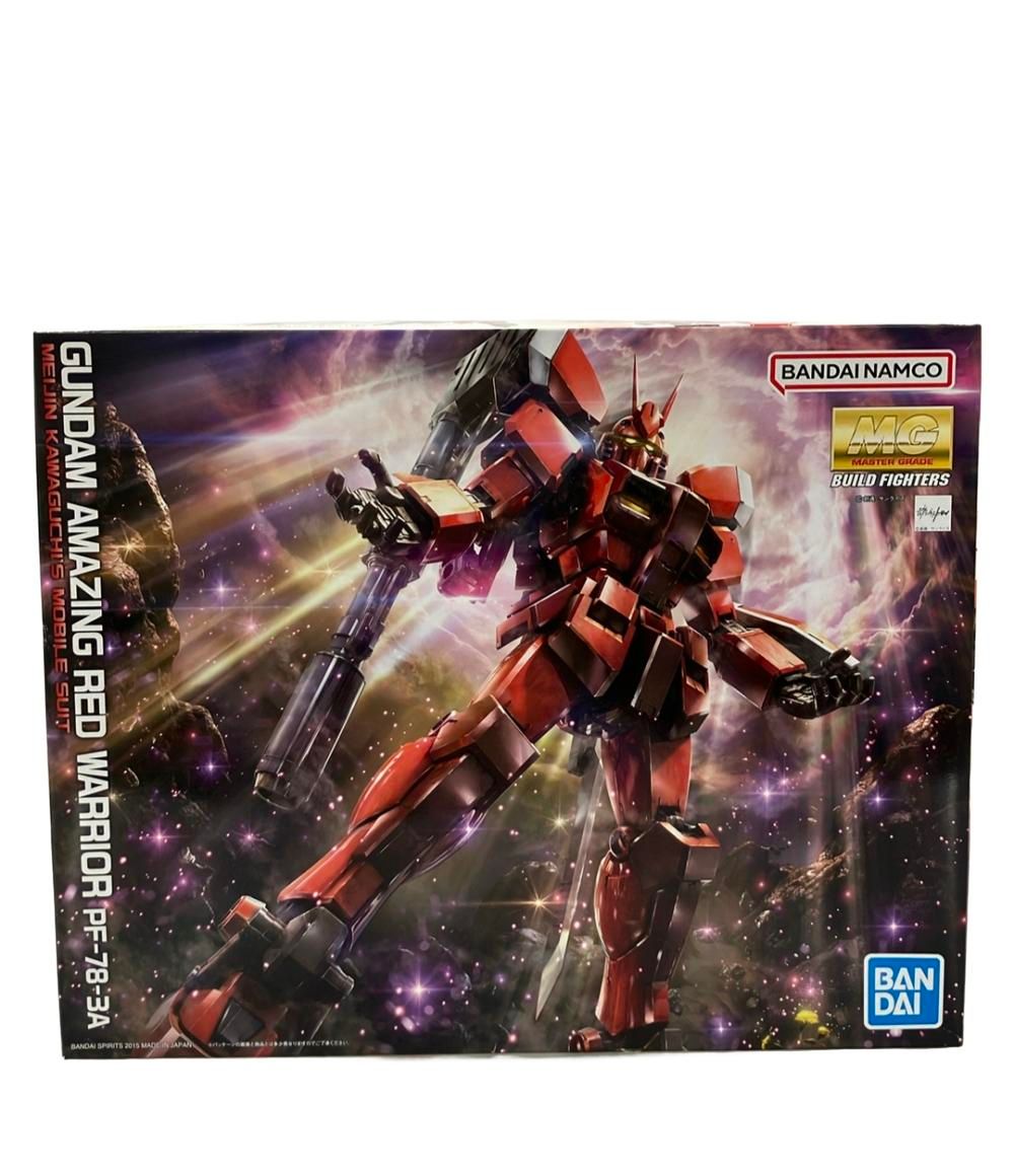 バンダイ ガンダムビルドファイターズトライ MG 1 100 ガンダムアメイジングレッドウォーリア プラモデル