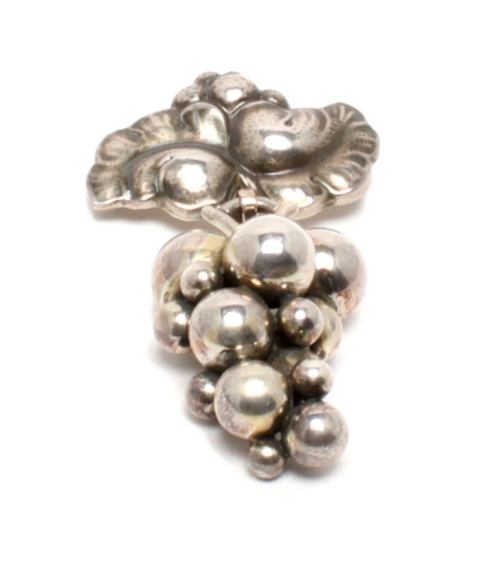 ジョージジェンセン ブローチ SV 925 ムーンライトグレープ レディース Georg Jensen