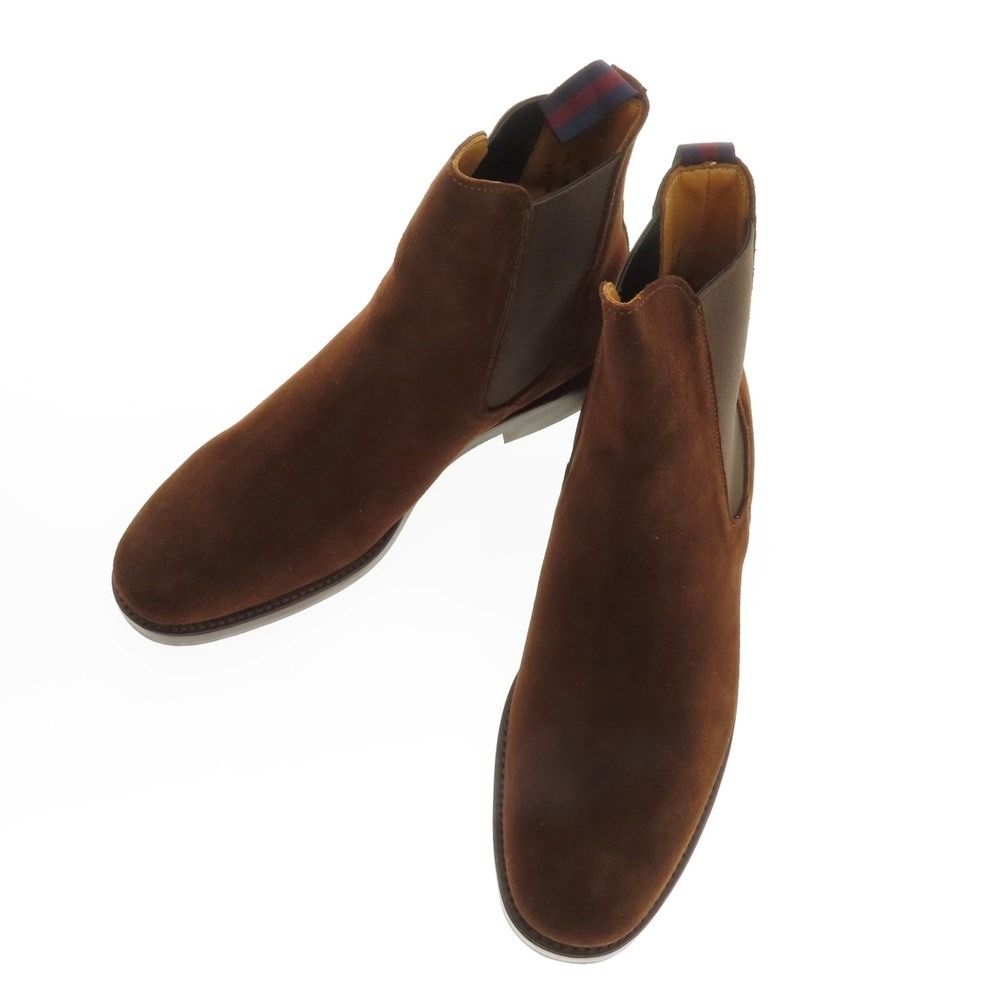 SANDERS スエード サイドゴアブーツ 極美品 セール】 SANDERS×TOMORROWLAND Military Cap Toe Chelsea Boot