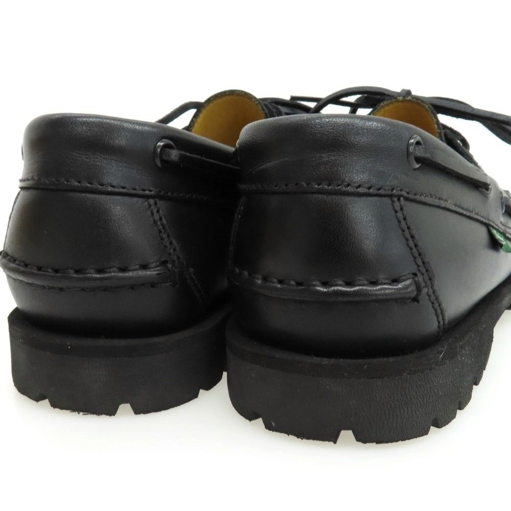 中古】パラブーツ Paraboot MALO デッキシューズ ブラック【サイズ7 1