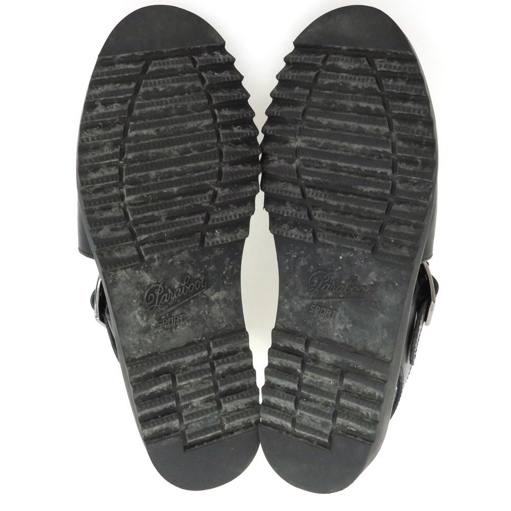 パラブーツ Paraboot ADRIATIC レザー 注文 サンダル ブラック【サイズ