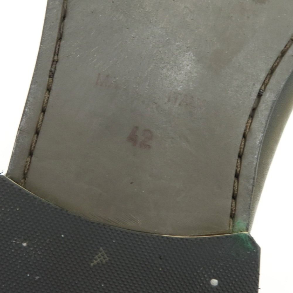  ダニエル レポリ DANIELE LEPORI モカシンビットローファー ブラック サイズ42 メンズ デッキシューズ 靴