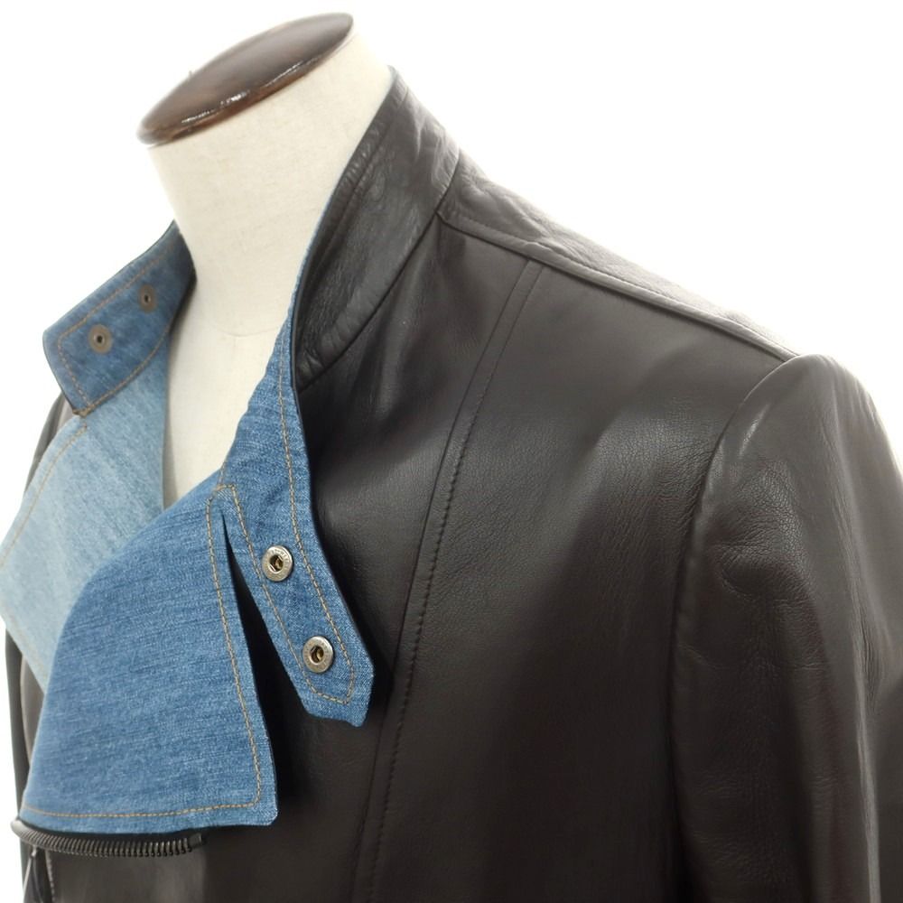 【新品タグ付き】 Ermanno Scervino ライダースジャケット 40 新品タグ付き】 Ermanno Scervino ライダースジャケット 40