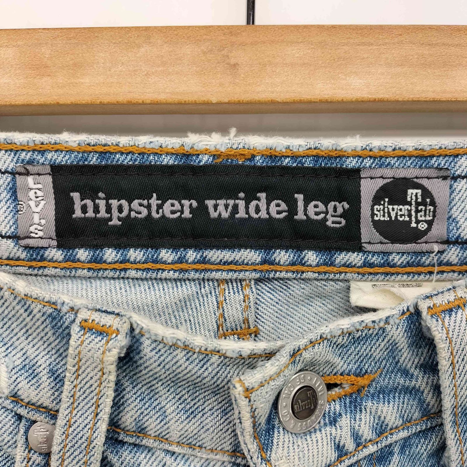 リーバイス Levis 90S USA製 SILVER TAB HIPSTER WIDE LEG シルバー 