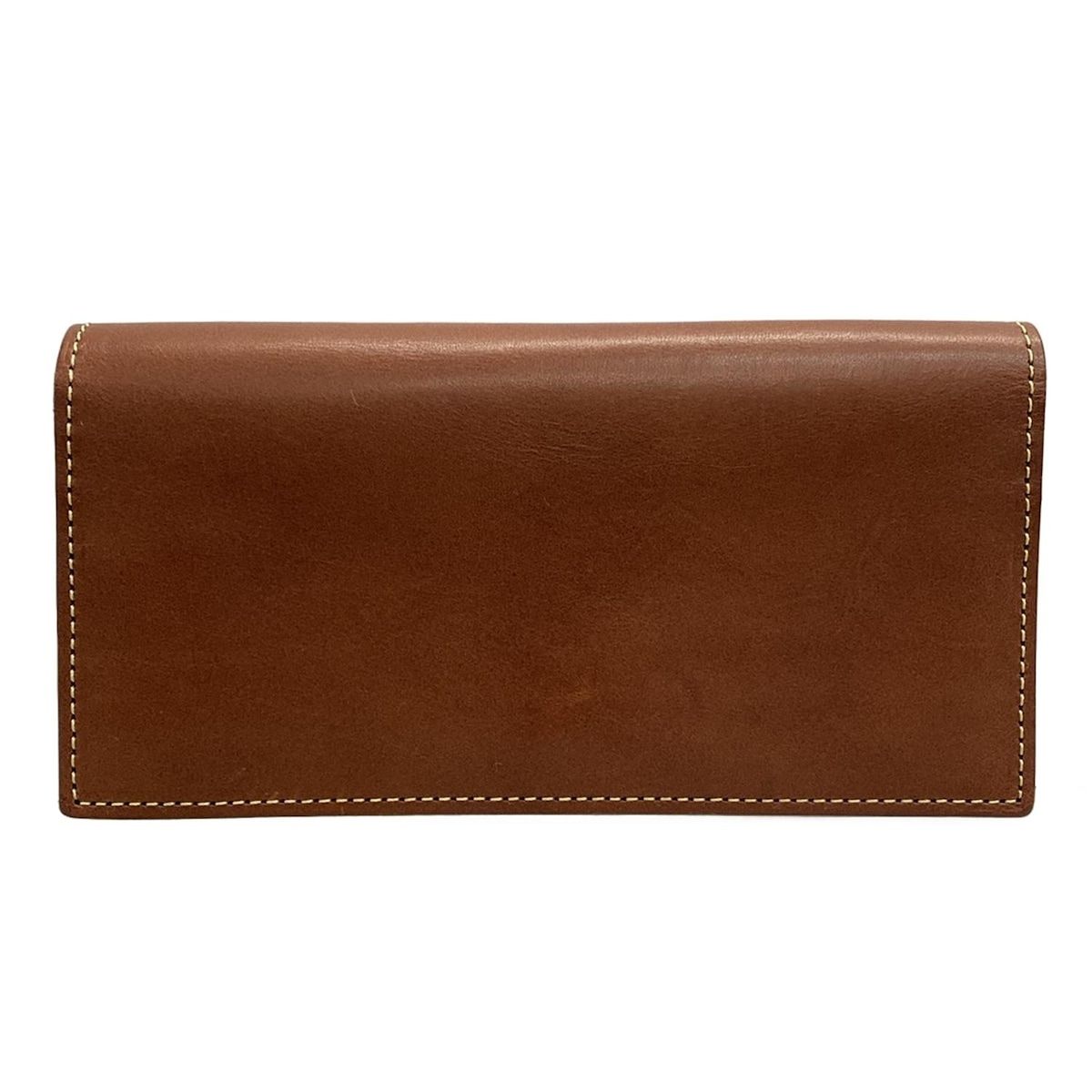 土屋鞄製造所 ツチヤカバンセイゾウショ 長財布 - ブラウン レザー