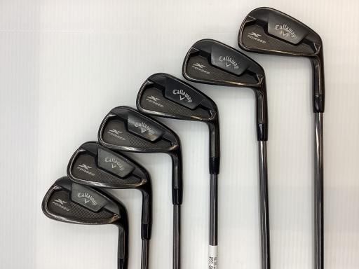 キャロウェイ X FORGED STAR 2021 BLACK 6 S アイアンセット IR NS PRO MODUS 3 TOUR 105 フレックスS メンズ 男性用 右利き 右用 Cランク ゴルフクラブ