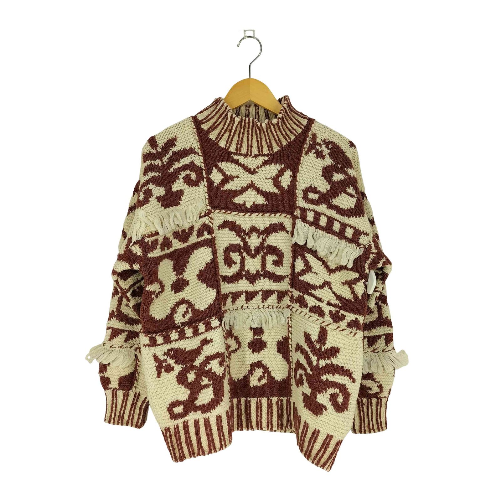 ユーズド フリンジ ニット