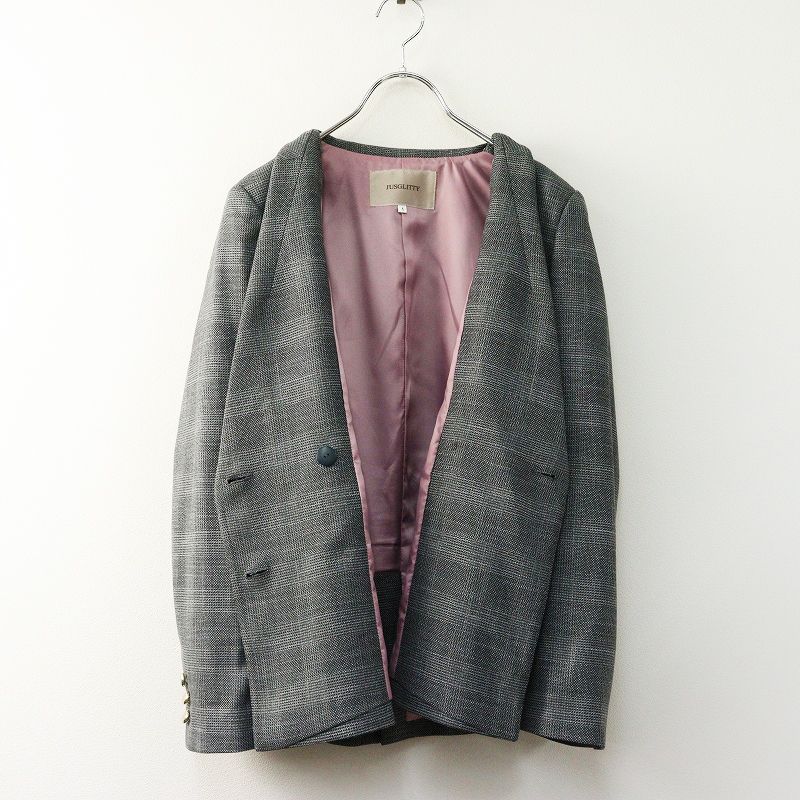 美品 定3.1万 2025AW今季 ジャスグリッティー JUSGLITTY チェック