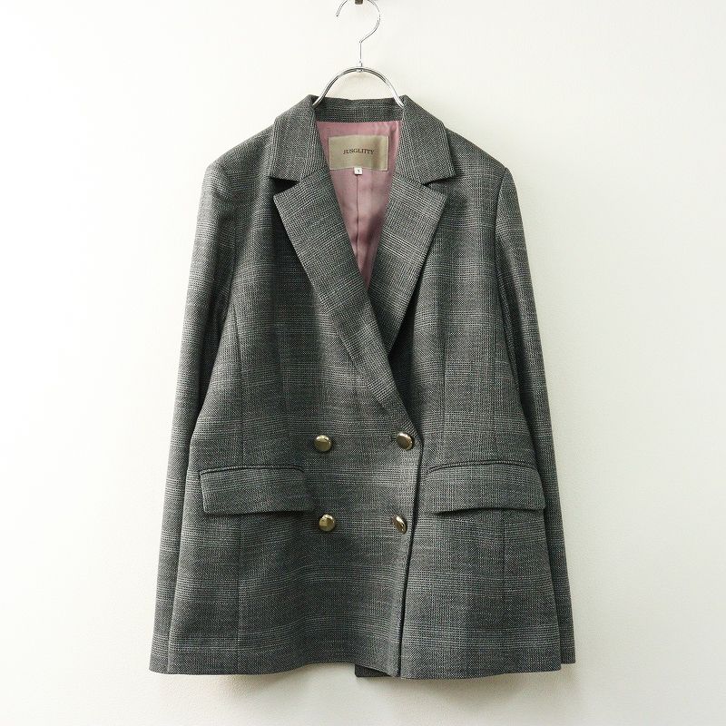 美品 定3.1万 2025AW今季 ジャスグリッティー JUSGLITTY チェック