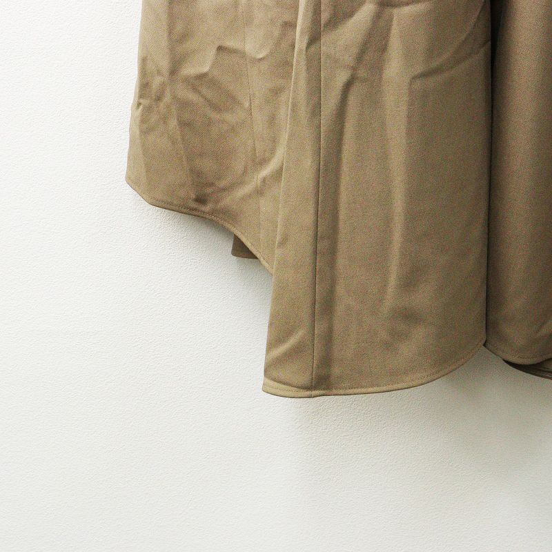  定価4 2万 2025 AW アルアバイル allureville イレギュラーヘムジャンパースカート 2 ブラウン┃ワンピース その他 その他