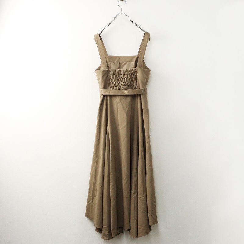 定価4.2万 2025 AW アルアバイル allureville イレギュラーヘムジャンパースカート 2 ブラウン┃ワンピース